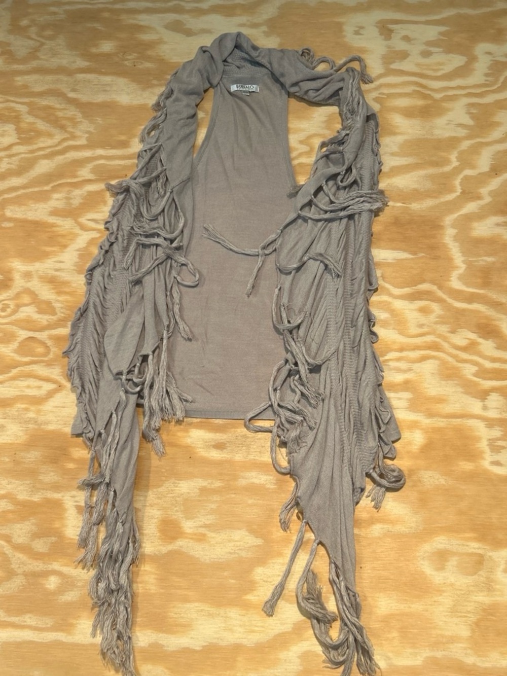 Buffalo David Bitton Taupe Knit Cardigan Size M